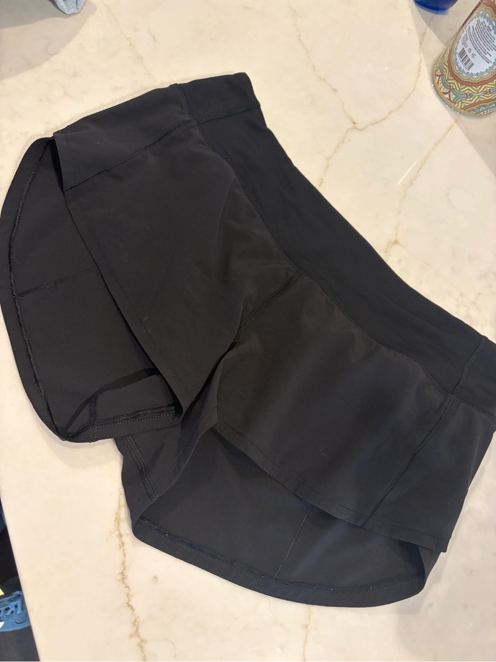 Lululemon Black Women's Athletic Shorts -Size 6